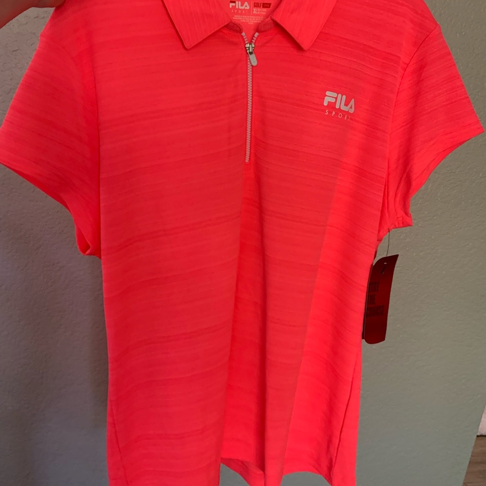 XL Hot Pink Golf Shirt